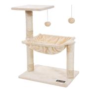 FEANDREA Cats Climb Tree Steady Cat Tree with Plush and Soft Hammock PCT82M