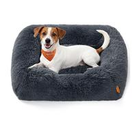 Dog Bed with Soft Padding, Dark Grey / 71 x 55 x 18(L x W x H)