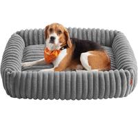 Feandrea Dog Bed, Large Dog Sofa Bed, Soft Padding, Washable, 91 x 68 x 18 cm,