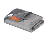Feandrea Dog Blanket, Set of 2, Reusable Dog Mat, 122 x 61 cm, L, Waterproof, Leakproof, Non-Slip, Absorbent for Guinea Pigs, Hamsters, Rabbits, Dove Grey PTD006GD01
