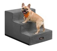 Feandrea Dog Steps, High-Density Foam, 3 Steps, 46 x 40 x 33 cm