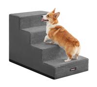 Feandrea Dog Steps, High-Density Foam, 4 Steps, 62 x 40 x 44 cm