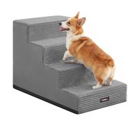 Feandrea Dog Steps, High-Density Foam, 4 Steps, 62 x 40 x 44 cm
