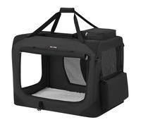 Feandrea Foldable Pet Carrier Bag - Soft Sided, Mesh, 81 x 58 x 58 cm - Black