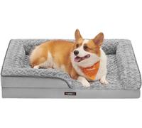 Feandrea Orthopedic Dog Bed for Large Dogs, Memory Foam Dog Bed Sofa Pet Couch