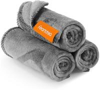 Feandrea Pet Blankets, 3-Pack Cat Blankets Washable, XS, 60 x 40 cm, for Kitten