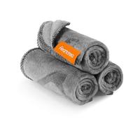 Feandrea Pet Blankets, 3-Pack Cat Blankets Washable, XS, 60 x 40 cm, for Kittens and Small Cats, Flannel Dog Couch Cover Protector, Slate Grey PPB011G01