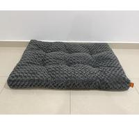 Feandrea PGW293GN01 Dog Bed Cushion for Large Dogs, XL, Soft Plush Mat, 110 x 73 cm, Fluffy Padding, Washable, Non-Slip, Slate Grey