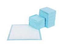 FEANDREA Puppy Training Pads, Puppy Toilet, 60 x 60 cm, Pack of 100 PTD60B, Blau-weiß