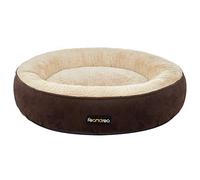 FEANDREA Round Doughnut Dog, Cat Bed, 70 x 70 cm, Brown PGW070K01