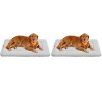 FEANDREA Warm Dog Cat Bed, Dog Mattress for Crate, 120 x 75 x 4 cm, S (Pack of 2)