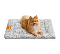 Feandrea Warm Dog Cat Bed, Dog Mattress for Crate, 60 x 45 cm, S | Pet Blanket for Dogs and Cats, Machine Washable, Dryer Friendly, Non Slip, Dove Grey, BENGAL Collection PPB001G01