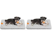 FEANDREA Warm Dog Cat Bed, Dog Mattress for Crate, 75 x 50 cm, S (Pack of 2)