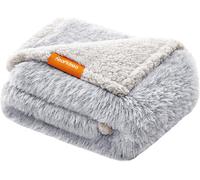 FEANDREA Waterproof Dog Blanket, Sherpa Fleece, M, 102 x 73 cm
