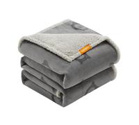 Feandrea Waterproof Dog Blanket, Sherpa Fleece Pet Blanket for Extra Large Dogs and Humans, Cats, 229 x 203 cm, XXXL, Machine Washable, Reversible Dog