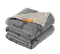 Waterproof Dog Blanket, Sherpa Fleece Pet Blanket for Medium and Large Dogs, Ca…