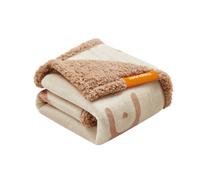Feandrea Waterproof Dog Blanket, Sherpa Fleece Pet Blanket for Miniature and Small Dogs, Cats, 101 x 73 cm, M, Machine Washable, Reversible Dog Couch