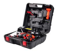 FEANISIFEI Electric Car Jack Kit 5 Ton 12V Electric Car Jack with Built-in Inflatable Pump Electric Jack for Car SUV Car Emergency Repair Kit