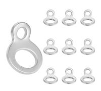 Feanron Motorcycle Trailer Tie Downs Anchors Hooks Dirt Bike Accessories Tie Down Strap Rings, Stainless Steel ATV Accessories Heavy Duty, Lashing Ring for Truck, Truck Bed, Camper, Golf Cart(10 Pack)