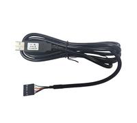 Feanteek TTL-232R-3V3 USB to UART Cable with +3.3V TTL Level UART Signals Genuine FT232RQ Chip Debug Cable Compatible with Windows 11 10 8 7 Linux MAC OS 6Pin 3V3 Level Signal 2.54mm Header