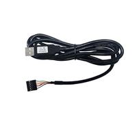 Feanteek TTL-232R-5V USB to UART Cable with +5V TTL Level UART Signals Genuine FT232RQ Chip Debug Cable Compatible with Windows 11 10 8 7 Linux MAC OS 6Pin 50 Level Signal 2.54mm Header
