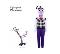 (Fear, 150) Inside Out 2 Cosplay Costume Dress Jumpsuit For Anime Character Fans Role Play