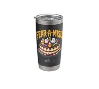 Fear-A-Misu Creepy Dessert Ghosts Candy Worms Stainless Steel Insulated Tumbler