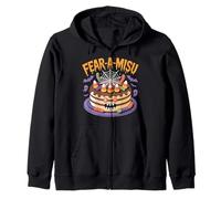 Fear-A-Misu Halloween Cake Design Zip Hoodie