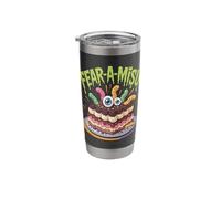 Fear-A-Misu Scary Dessert Funny Worms Stainless Steel Insulated Tumbler