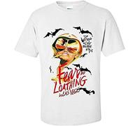 Fear and Loathing in Las Vegas T Shirt Graphic Top Tee Camiseta Short-Sleeve Men T-Shirt White M