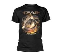 Fear Factory Disruptor Black Cotton Short-Sleeved Crew Neck T-Shirt L