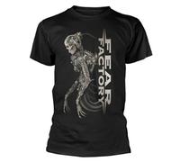 Fear Factory 'Mechanical Skeleton' (Black) Crew Neck T-Shirt - New & Official! Black