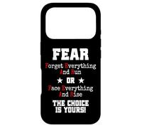 Fear Forget Everything And Run Or Face Rise Choice Is Yours Case for iPhone 17 Pro