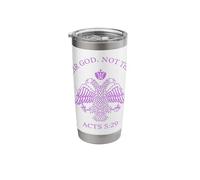 Fear God Byzantine Eagle Orthodox Scripture Authority Stainless Steel Insulated Tumbler