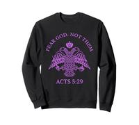 Fear God Byzantine Eagle Orthodox Scripture Authority Sweatshirt