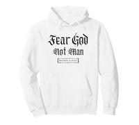 FEAR GOD NOT MAN Matthew 10:28 KJV Pullover Hoodie