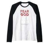 Fear God Not Man - Proverbs 29:25 Raglan Baseball Tee