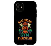 Fear God Not Man Retro Vintage Christian Fitness Lover Gym Case for iPhone 11