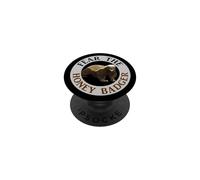 Fear Honey Badger Funny Crazy Animal Fun Graphic PopSockets Adhesive PopGrip