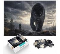 Fear Is A Beast Panther, Adult Puzzle, 1000 Pieces, 1000pcs (52x38cm)