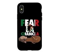 Fear La Chancla Mexican Flag Mexico Aztec Funny Chicano Guey Case for iPhone X/XS