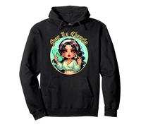 Fear La Chancla Spanish Curvy Chibi Mom Chanclazo Fregona Pullover Hoodie