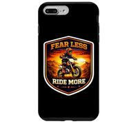Fear Less Ride More Dirt Bike Rider Motocross Motorbike MX Case for iPhone 7 Plus/8 Plus
