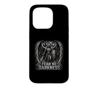 Fear No Darkness Angel Warrior Gothic Knight Case for iPhone 15 Pro