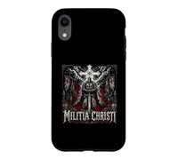 Fear No Evil Archangel Christian Warrior BACKPRINT Case for iPhone XR