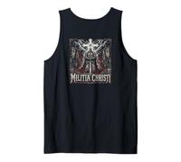 Fear No Evil Archangel Christian Warrior Backprint Tank Top