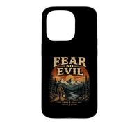 Fear No Evil Psalm 23 4 Christian Hiking Nature Case for iPhone 15 Pro