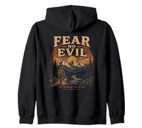 Fear No Evil Psalm 23 4 Christian Hiking Nature Zip Hoodie