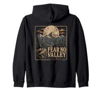 Fear No Valley Psalm 23 4 Christian Hiking Faith Zip Hoodie