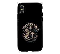Fear Not For Behold Luke 2:10 Christian Emblem Case for iPhone X/XS